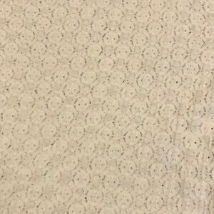Cream Eyelet Fabric